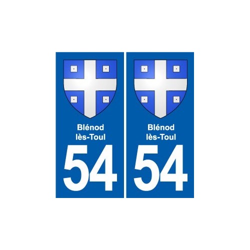 54 Malzéville blason autocollant plaque stickers ville