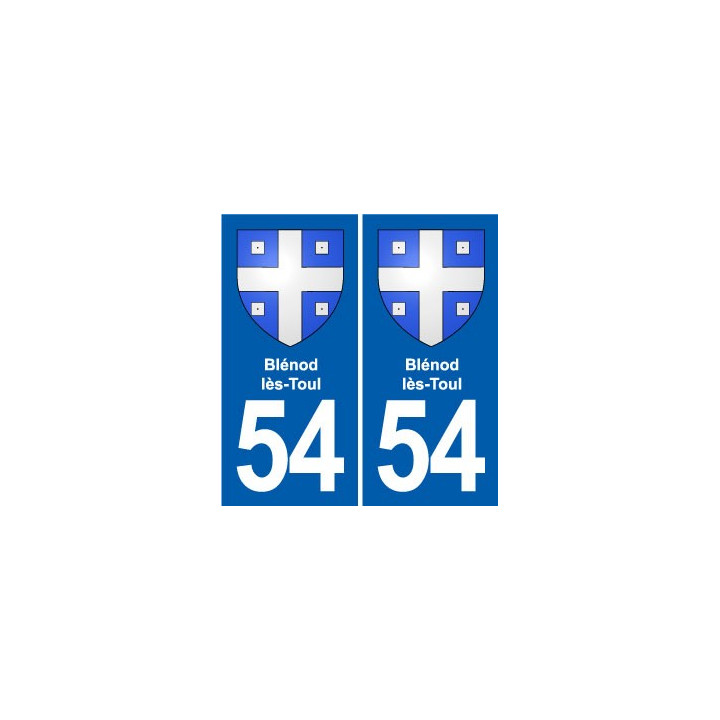 54 Malzéville blason autocollant plaque stickers ville