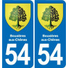 54 Malzéville blason autocollant plaque stickers ville