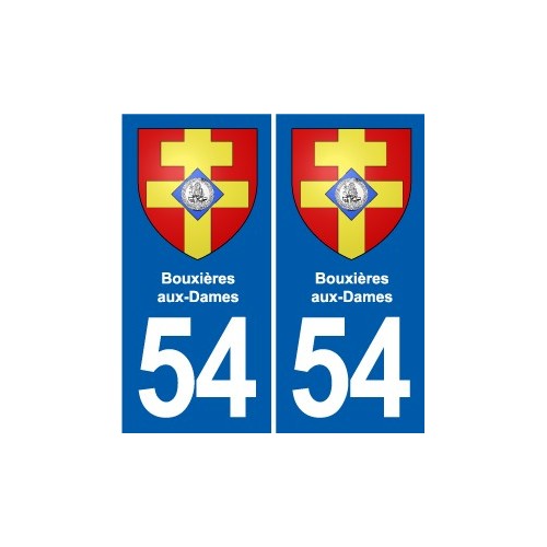 54 Malzéville blason autocollant plaque stickers ville