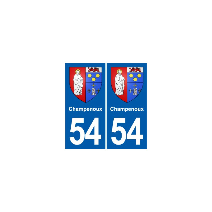54 Malzéville blason autocollant plaque stickers ville