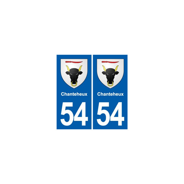 54 Malzéville blason autocollant plaque stickers ville