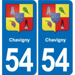 54 Malzéville blason autocollant plaque stickers ville