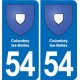 54 Malzéville blason autocollant plaque stickers ville