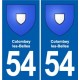 54 Malzéville blason autocollant plaque stickers ville