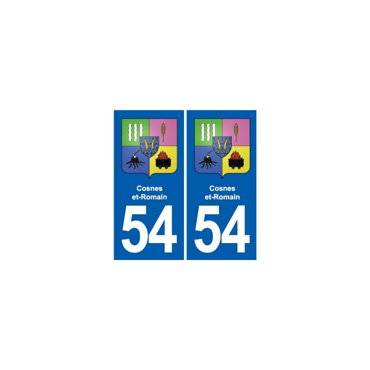 54 Malzéville blason autocollant plaque stickers ville