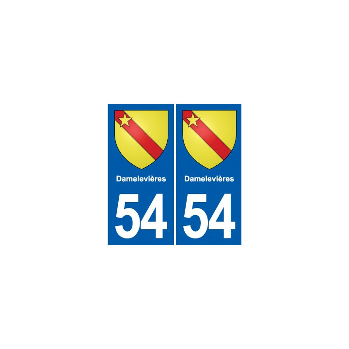 54 Malzéville blason autocollant plaque stickers ville