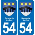 54 Malzéville blason autocollant plaque stickers ville