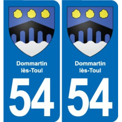 54 Malzéville blason autocollant plaque stickers ville