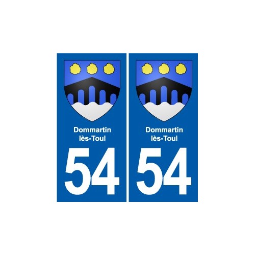 54 Malzéville blason autocollant plaque stickers ville