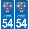 54 Malzéville blason autocollant plaque stickers ville