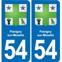 54 Malzéville blason autocollant plaque stickers ville