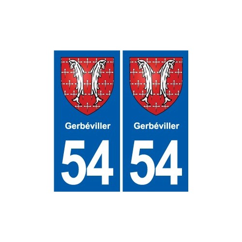 54 Malzéville blason autocollant plaque stickers ville