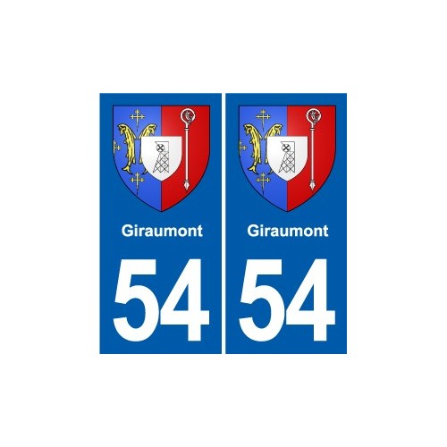 54 Malzéville blason autocollant plaque stickers ville