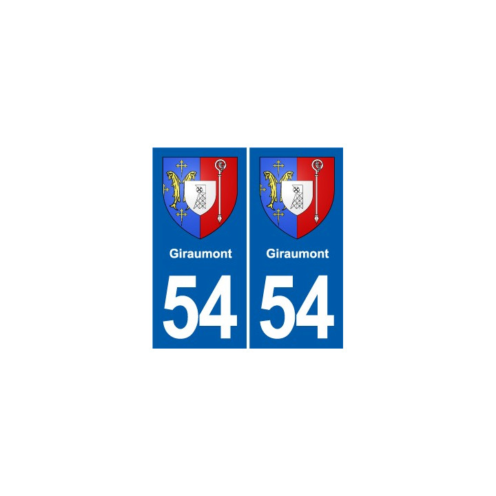54 Malzéville blason autocollant plaque stickers ville