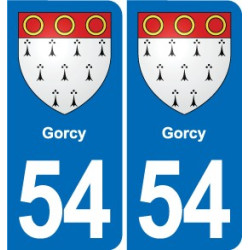 54 Malzéville blason autocollant plaque stickers ville