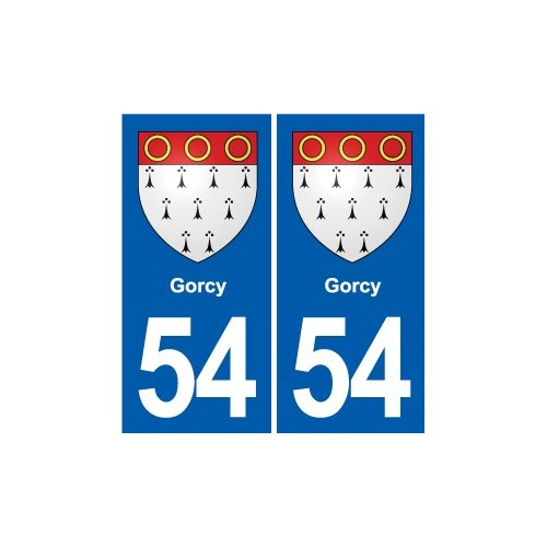 54 Malzéville blason autocollant plaque stickers ville
