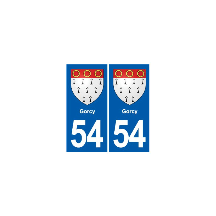 54 Malzéville blason autocollant plaque stickers ville