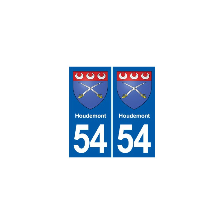 54 Malzéville blason autocollant plaque stickers ville