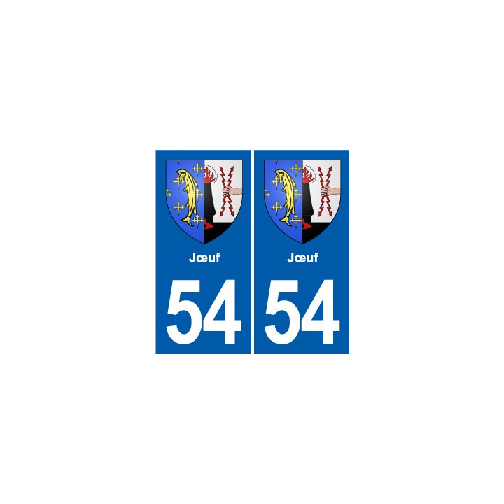 54 Malzéville blason autocollant plaque stickers ville