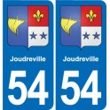 54 Malzéville blason autocollant plaque stickers ville