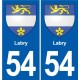 54 Malzéville blason autocollant plaque stickers ville