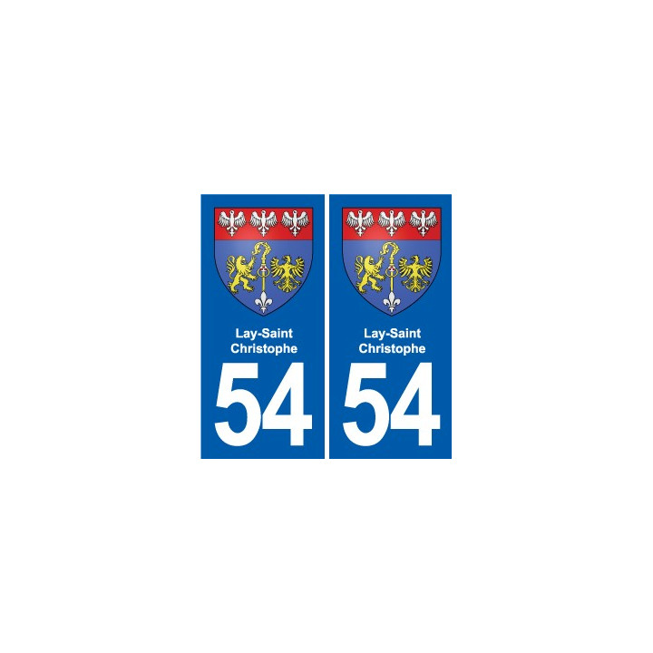 54 Malzéville blason autocollant plaque stickers ville