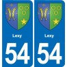 54 Malzéville blason autocollant plaque stickers ville