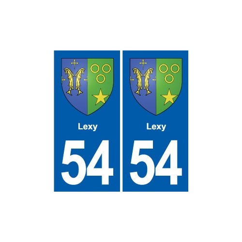 54 Malzéville blason autocollant plaque stickers ville