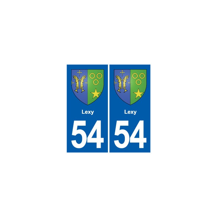 54 Malzéville blason autocollant plaque stickers ville