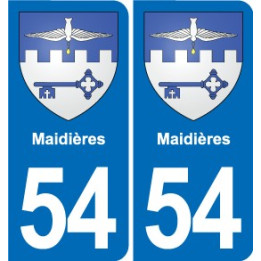 54 Malzéville blason autocollant plaque stickers ville