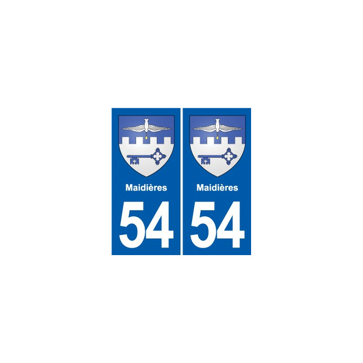 54 Malzéville blason autocollant plaque stickers ville
