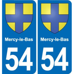 54 Malzéville blason autocollant plaque stickers ville
