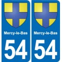 54 Malzéville blason autocollant plaque stickers ville
