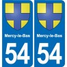 54 Malzéville blason autocollant plaque stickers ville