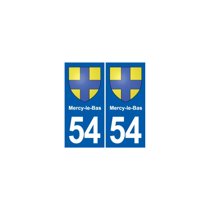 54 Malzéville blason autocollant plaque stickers ville