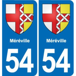 54 Malzéville blason autocollant plaque stickers ville