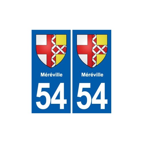 54 Malzéville blason autocollant plaque stickers ville