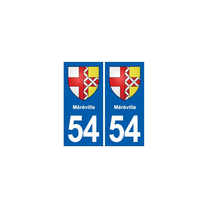 54 Malzéville blason autocollant plaque stickers ville