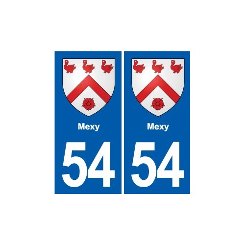 54 Malzéville blason autocollant plaque stickers ville