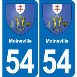 54 Malzéville blason autocollant plaque stickers ville