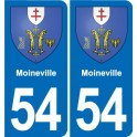 54 Malzéville blason autocollant plaque stickers ville