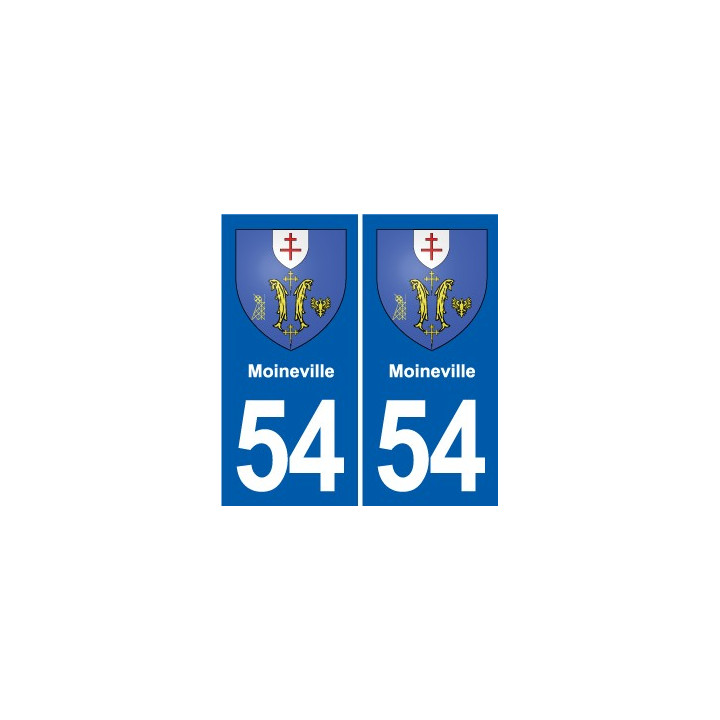 54 Malzéville blason autocollant plaque stickers ville