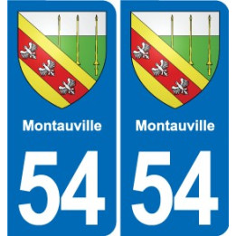 54 Malzéville blason autocollant plaque stickers ville