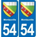 54 Malzéville blason autocollant plaque stickers ville