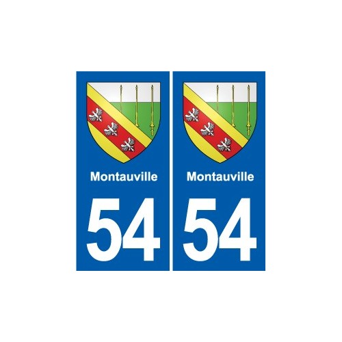 54 Malzéville blason autocollant plaque stickers ville