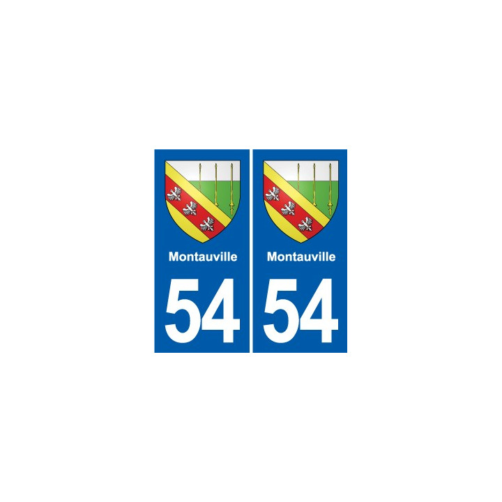 54 Malzéville blason autocollant plaque stickers ville