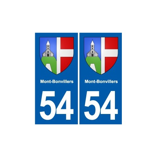 54 Malzéville blason autocollant plaque stickers ville