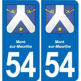 54 Malzéville blason autocollant plaque stickers ville