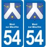 54 Malzéville blason autocollant plaque stickers ville